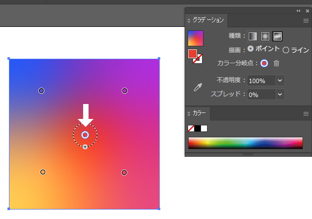 ポイントを増やしたり動かしたりもできる